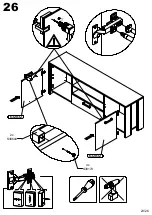 Preview for 23 page of Forte CLFT234 Assembling Instruction