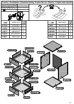 Preview for 5 page of Forte Clif CLFC111 Assembling Instruction