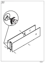 Preview for 12 page of Forte CLPV85 Assembling Instruction