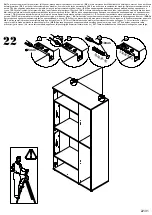 Preview for 22 page of Forte COMV623LB Assembling Instruction