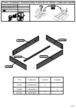 Preview for 5 page of Forte CXTL1122 Assembling Instruction