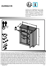 Preview for 1 page of Forte DURK321R Assembling Instruction