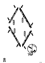 Preview for 20 page of Forte ENXK421 Assembling Instruction