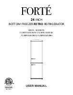 Preview for 1 page of Forte F12BFRES450RBL User Manual