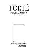 Preview for 1 page of Forte F18TFRESBB Instruction Manual