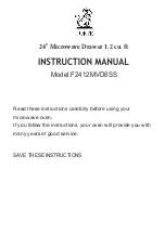 Forte F2412MVD8SS Instruction Manual preview