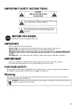 Preview for 2 page of Forte F24DWS650PR Installation Manual