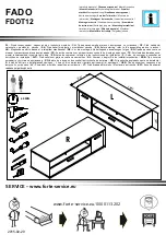 Forte FADO FDOT12 Assembly Instructions Manual preview