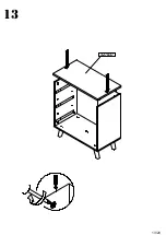 Preview for 13 page of Forte FINVNKK212 Assembling Instruction