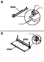 Preview for 8 page of Forte HAVANNA HVND211 Assembling Instruction