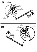 Preview for 8 page of Forte HAVANNA HVNS718L Assembling Instruction