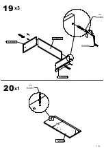 Preview for 21 page of Forte Hayato 2801013061 Assembling Instruction