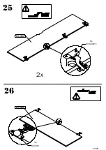 Preview for 24 page of Forte Hoyvik FINVNKS831 Assembling Instruction