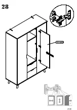 Preview for 26 page of Forte Hoyvik FINVNKS831 Assembling Instruction