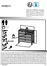 Preview for 1 page of Forte Hoyvik HVKK211 Assembling Instruction