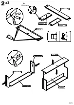 Preview for 9 page of Forte Hoyvik HVKK211 Assembling Instruction