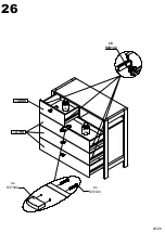 Preview for 24 page of Forte Hoyvik HVKK211 Assembling Instruction