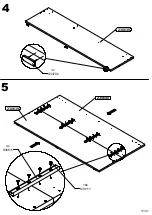 Preview for 11 page of Forte Hoyvik HVKL2162 Assembling Instruction