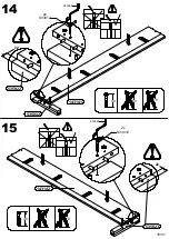 Preview for 16 page of Forte Hoyvik HVKL2162 Assembling Instruction