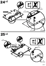 Preview for 24 page of Forte Hoyvik HVKL2162 Assembling Instruction