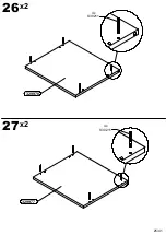 Preview for 25 page of Forte Hoyvik HVKL2162 Assembling Instruction