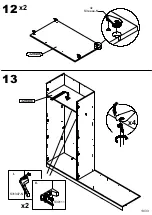 Preview for 13 page of Forte Hoyvik HVKS953 Assembling Instruction