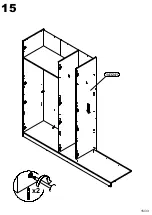 Preview for 15 page of Forte Hoyvik HVKS953 Assembling Instruction