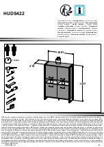 Preview for 1 page of Forte HUDS422 Assembling Instruction