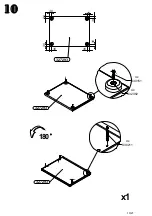 Preview for 10 page of Forte INGARO INGR713 Assembling Instruction