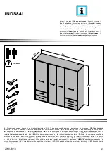 Preview for 2 page of Forte JANDIA JNDS841 Assembling Instruction