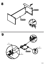 Preview for 11 page of Forte Jerney JRNT131R Assembling Instruction