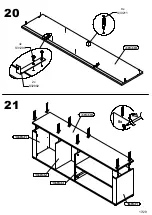 Preview for 17 page of Forte Jerney JRNT131R Assembling Instruction