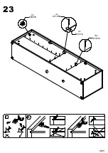 Preview for 19 page of Forte Jerney JRNT131R Assembling Instruction