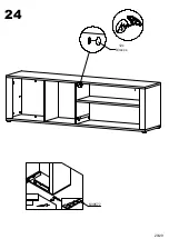 Preview for 20 page of Forte Jerney JRNT131R Assembling Instruction