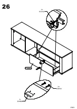 Preview for 23 page of Forte Jerney JRNT131R Assembling Instruction