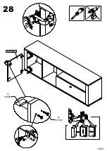 Preview for 25 page of Forte Jerney JRNT131R Assembling Instruction