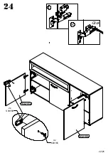 Preview for 22 page of Forte KALOMIRA KLRK231 Assembling Instruction