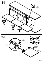 Preview for 21 page of Forte KALOMIRA KLRK233 Assembling Instruction