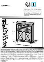 Preview for 1 page of Forte Kashmir KSMK43 Assembling Instruction