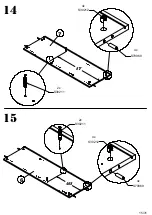 Preview for 15 page of Forte Kashmir KSMK43 Assembling Instruction