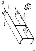 Предварительный просмотр 15 страницы Forte Keflav KFLS821 Assembling Instruction