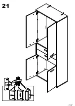 Предварительный просмотр 24 страницы Forte Keflav KFLS821 Assembling Instruction