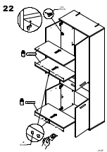 Предварительный просмотр 25 страницы Forte Keflav KFLS821 Assembling Instruction