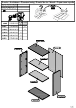 Preview for 5 page of Forte KFLR322 Assembling Instruction