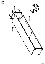 Preview for 11 page of Forte KFLR811 Assembling Instruction