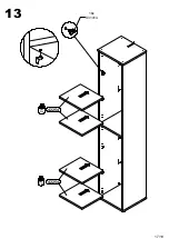 Preview for 17 page of Forte KFLR811 Assembling Instruction