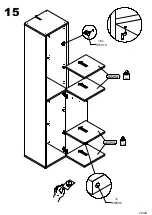 Preview for 22 page of Forte KFLR812 Assembling Instruction