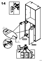 Preview for 17 page of Forte KFLR821 Assembling Instruction