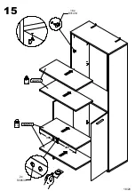 Preview for 18 page of Forte KFLR821 Assembling Instruction