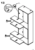 Preview for 17 page of Forte KFLR823 Assembling Instruction